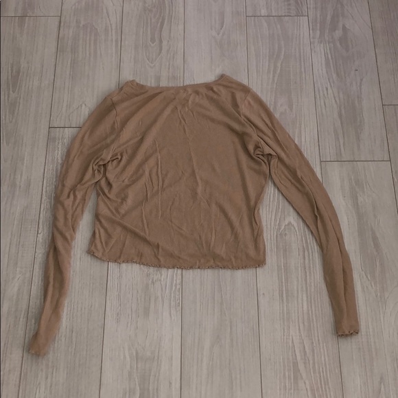 Nude ribbed top - Picture 4 of 6